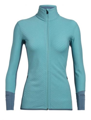 Icebreaker Dame Descender ull fleece jakke Icebreaker Dame Descender ull fleece jakke
