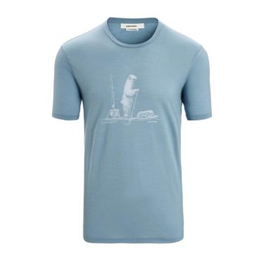Icebreaker Herre Tech Lite II T-skjorte Polar Paddle